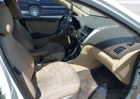 2014 Hyundai Accent Gls from USA, damaged, VIN KMHCT4AE1EU590386